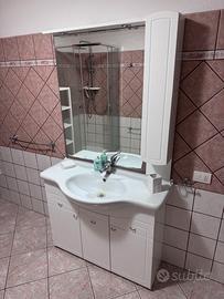 Mobile componibile bagno con specchio L106xH190cm