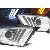 FARI FORD MUSTANG 10-14 A LED DINAMICI CROMATI