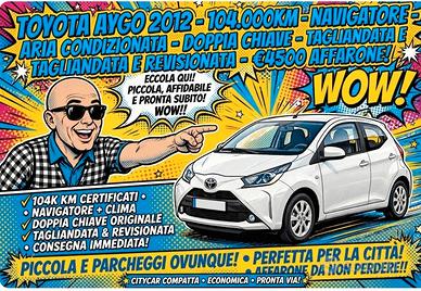 Toyota Aygo 1.0 12V VVT-i 5 porte Lounge Connect M