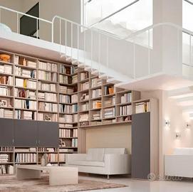 LIBRERIA SU MISURA PREZZO AL METRO QUADRO
