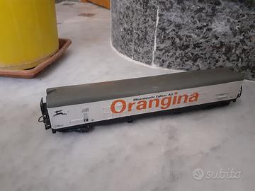 carro merci orangina modellismo ferroviario h0 