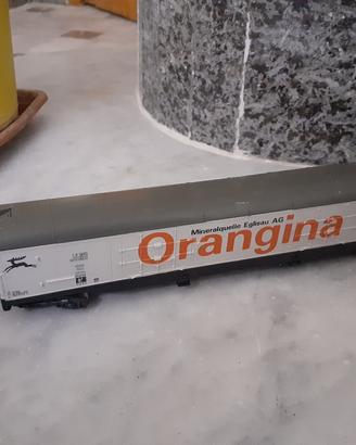carro merci orangina modellismo ferroviario h0 