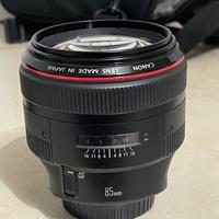 Canon 6 d mark ii + obbiettivo canon EF 85mm 1.2 L