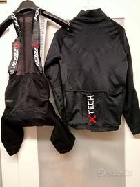 Salopette ciclismo e giubbino