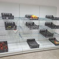 Scaffale da 300 per frutta e verdura con griglie