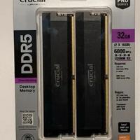 Crucial Pro RAM DDR5 32GB (2x16GB) 6000Mhz CL36