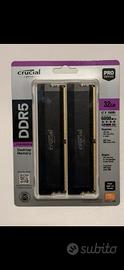 Crucial Pro RAM DDR5 32GB (2x16GB) 6000Mhz CL36