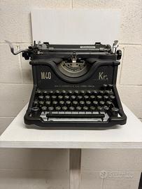 Macchina da Scrivere Olivetti M40 Kr