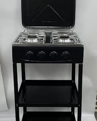 CUCINE NERE NUOVE VOV CON SCAFFALI
