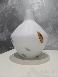 Ampolla per lampadario in vetro opalino