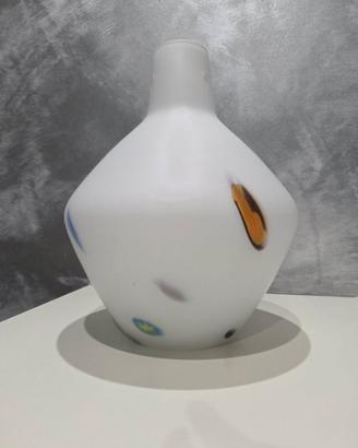 Ampolla per lampadario in vetro opalino