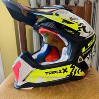 Casco moto  cross LS2 donna