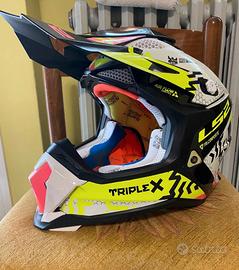 Casco moto  cross LS2 donna