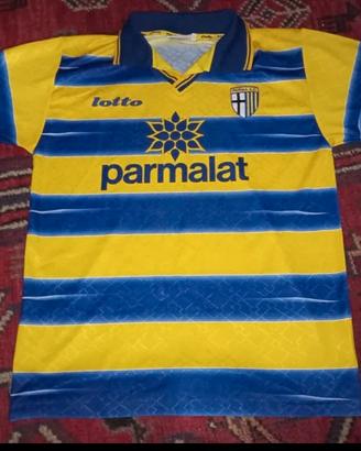 Maglia Calcio Parma Parmalat Lotto originale L

