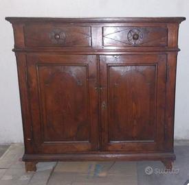 Credenza piemontese metà ‘800 in legno di pioppo