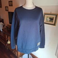 felpa blu Armani Exchange tg M cotone garzato