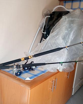 canne pesca traino e bolentino