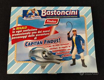CAPITAN FINDUS BASTONCINI BLISTER DIORAMA 1999