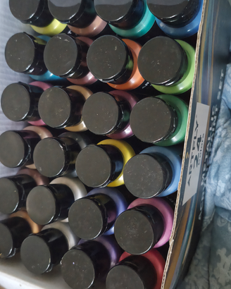 24 colori acrilici mettallici