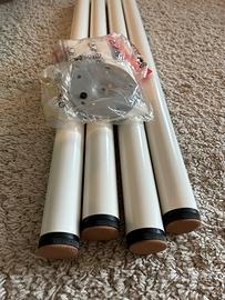 Gambe Tavolo più kit Fissaggio