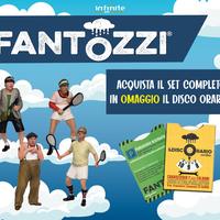 SET FANTOZZI 4 PVC MINI FIGURE + DISCO ORARIO