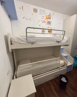 Camera da letto a castello bambini