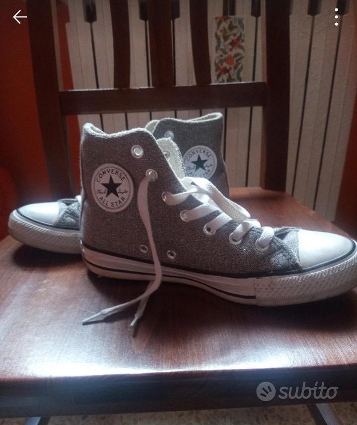 Converse platform hotsell bianche usate