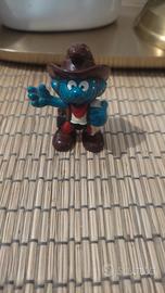 Puffo cowboy Schleich 1981