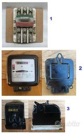 Lotto interruttore e contatore luce Fulgor Stots