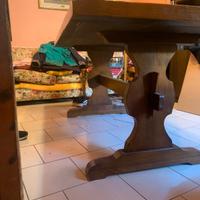 tavolo legno e 6 sedie