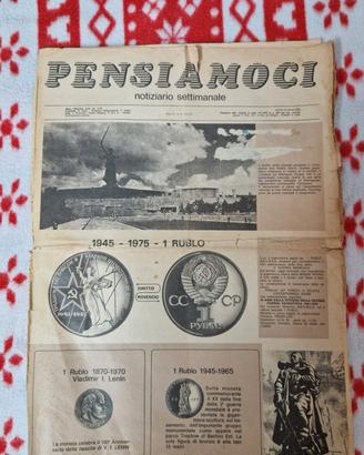 Pensiamoci notiziario settimanale n 6 1976