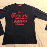 Maglietta Carlsberg originale ragazzo uomo tg L