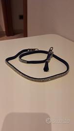 cintura camoscio e brillantini