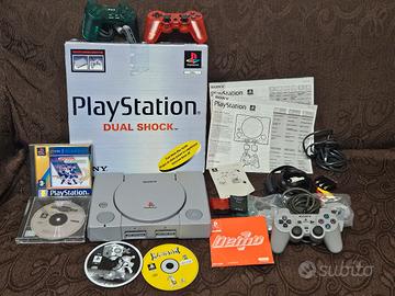 sony playstation 1 ps1 console scatola demo one