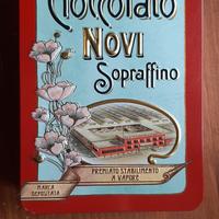 scatola in latta cioccolato Novi da collezione 
