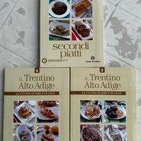 3 libri cucina Trentino ed Emilia Romagna