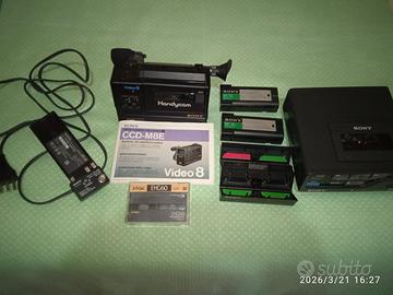 sony telecamera 8MM MODELLO CCD-M8E.funzionante
