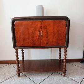 Mobile bar vintage con luce interna