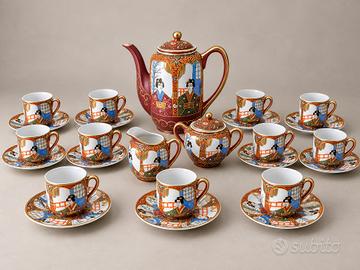 Set da caffè giapponese vintage in porcellana – Ge