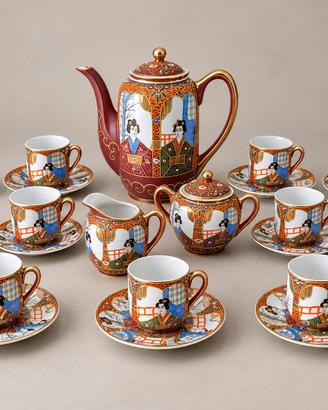 Set da caffè giapponese vintage in porcellana – Ge