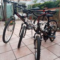 Tre biciclette, due x bimbo/a, una x adulto unisex