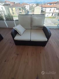 set divano da giardino