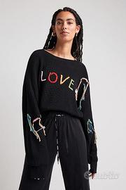 Desigual
Maglione Love Me Nero