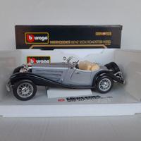 MODELLO  MERCEDES BENZ 500 - K GREY E BLACK BURAGO