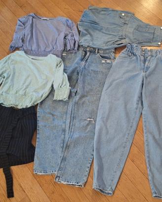 Lotto abbigliamento donna taglia 36 - 6 capi