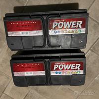 2 Batterie Auto 12V 100Ah 860A (EN) - Come nuove