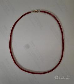 collana in corallo e oro anni 50