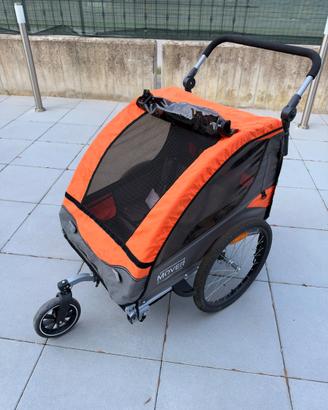 Rimorchio bici passeggino