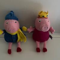 Peppa Pig personaggi peluche tutta la famiglia