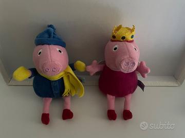 Peppa Pig personaggi peluche tutta la famiglia